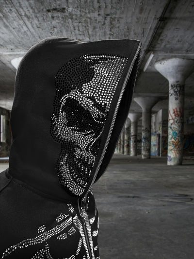 Black Skeleton Hoodie