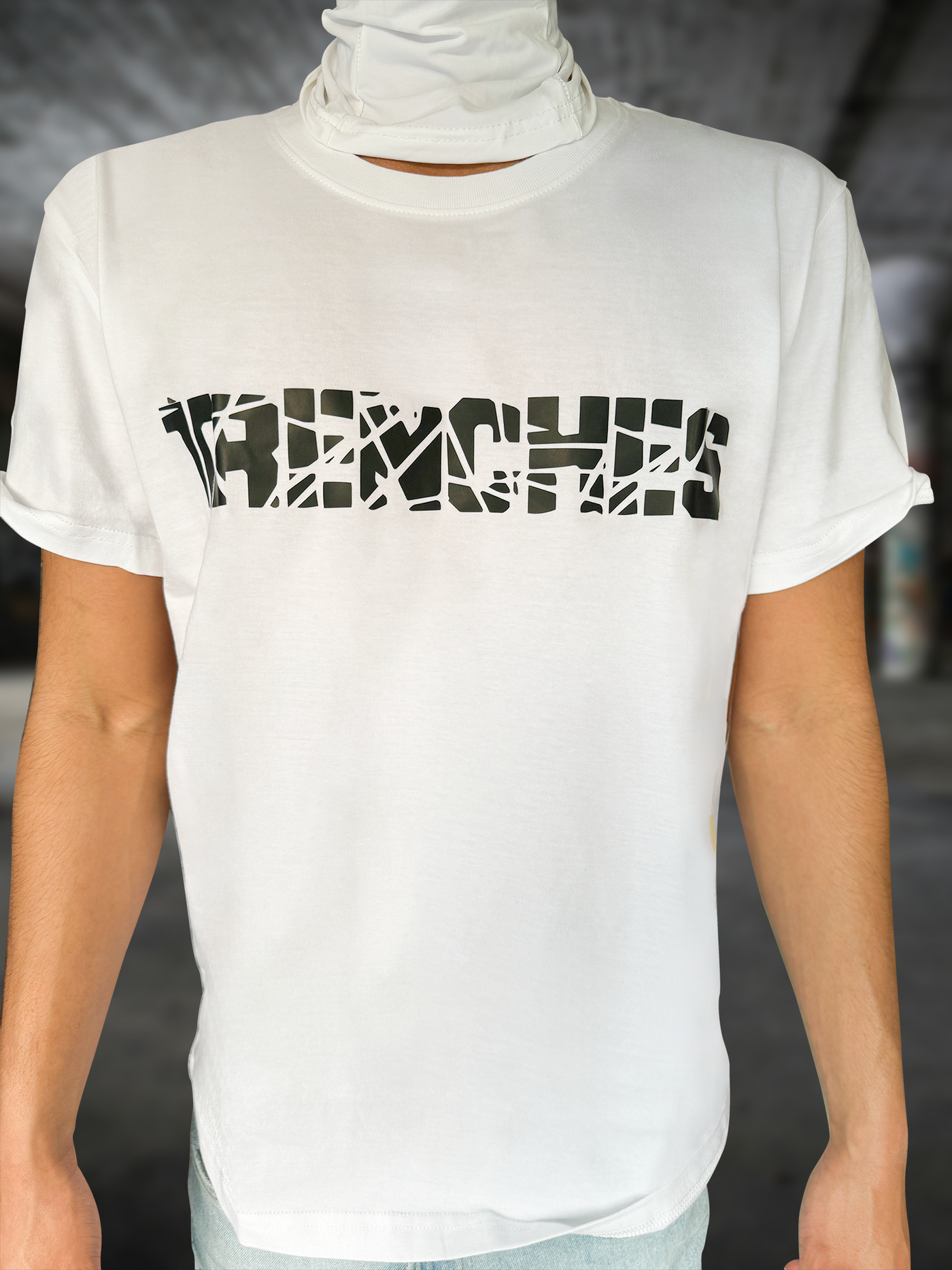 White Trenches Tee