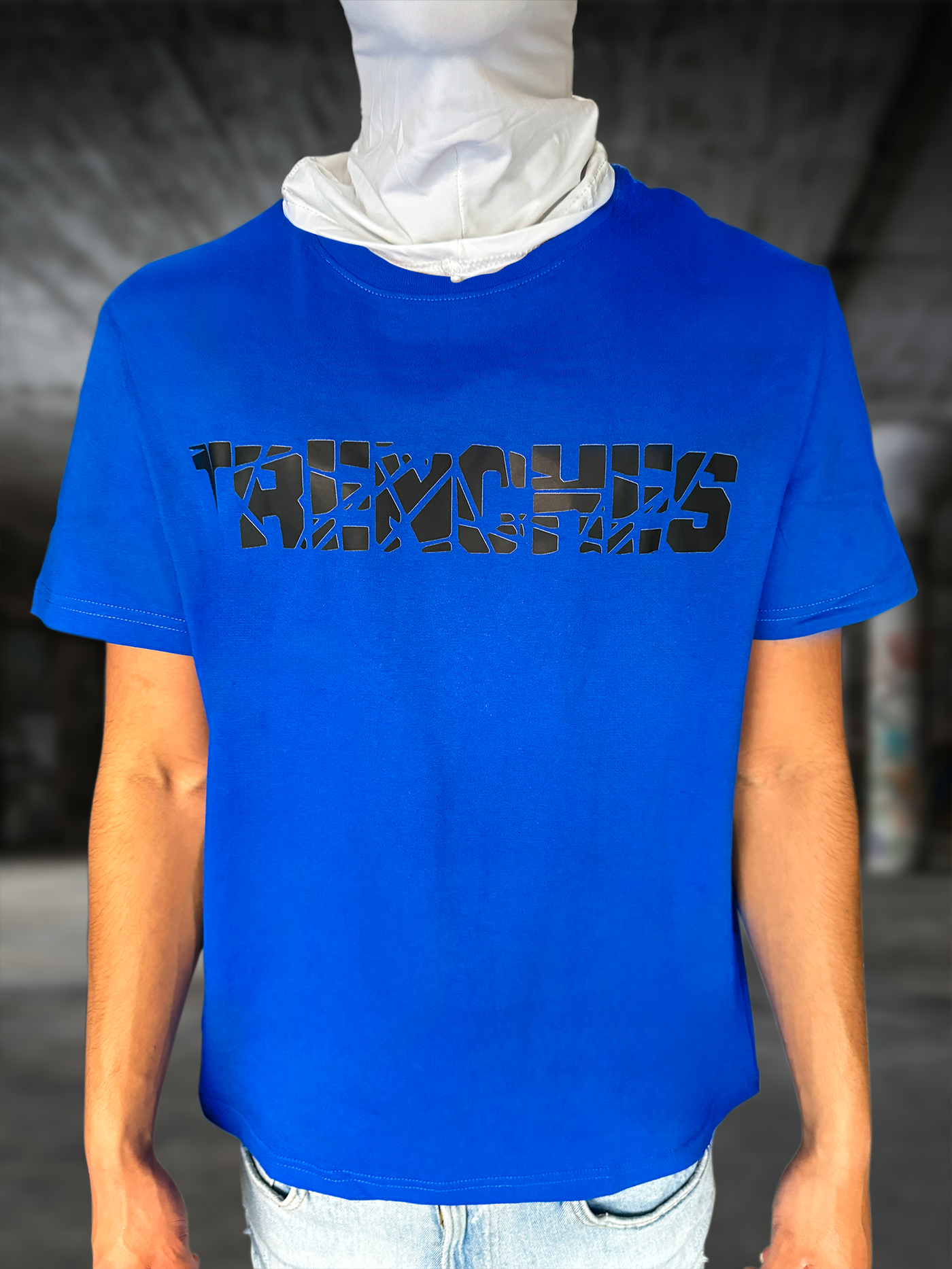 Blue Trenches Tee