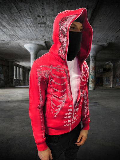 Red Skeleton Hoodie