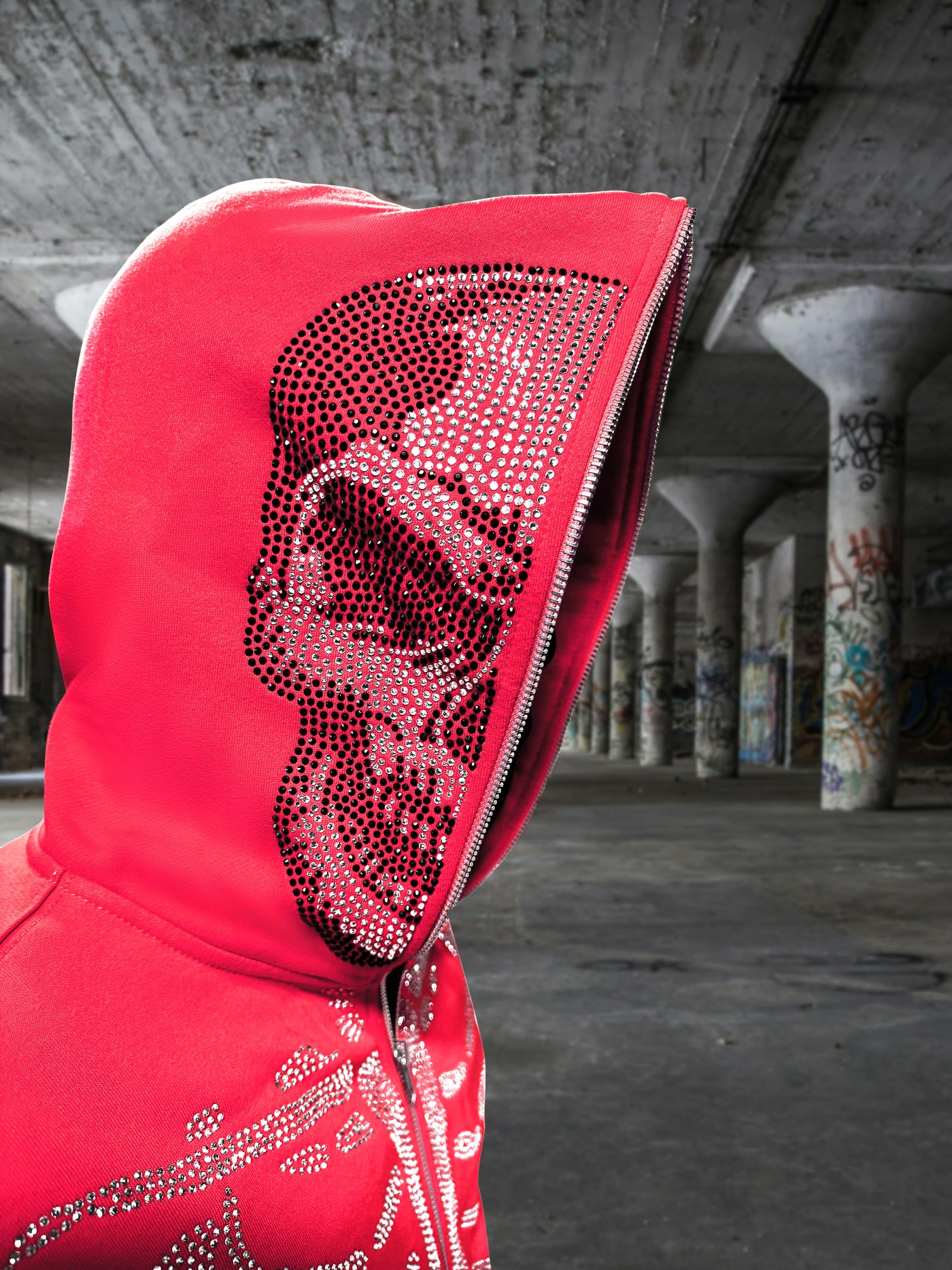 Red Skeleton Hoodie